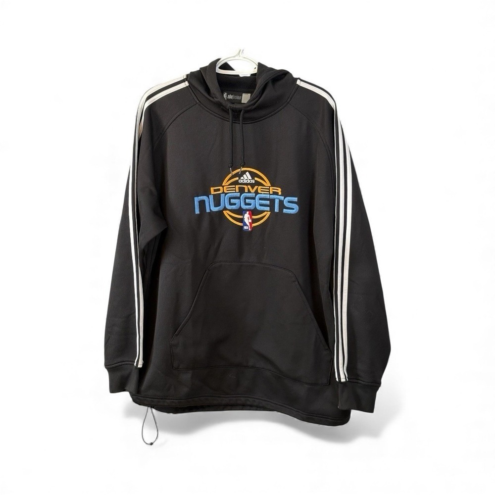 Adidas Denver Nuggets NBA Fusion Climawarm Black Hoodie Men